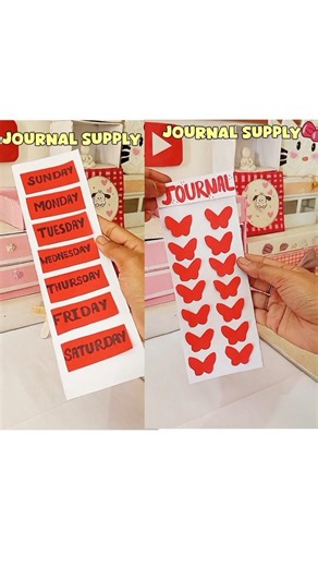 ✨ Which One Is Best? 🤔 DIY Journal Supplies Comparison ✂️✨ #shorts #journaling #aesthetic