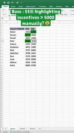 Stop Highlighting Manually! Excel Conditional Formatting Shortcut in 2 Steps