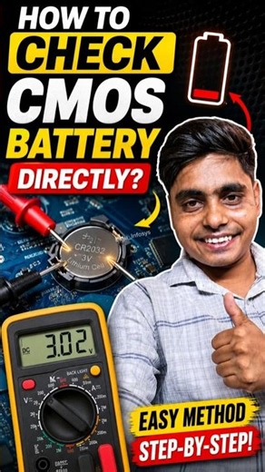 How to Check CMOS Battery Health in Laptop | How To Fix CMOS Battery Problem? Fix BIOS Date & Time