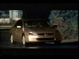 January 11 2003 Honda Accord Commercial