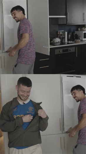 Got him with Rangers top 🤣⚽️ Watch the full episode of Mick Conlan in-camp on The Stomping Ground YouTube channel 🍿 | Wasserman Boxing