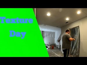 Drywall second and third coat and wall texture ' holy smooth '