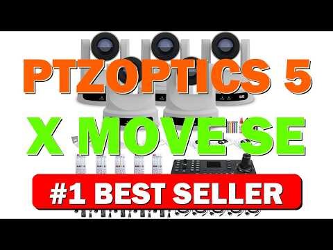 PTZOptics 5 x Move SE PTZ Camera with 20x Optical Zoom + - B0FNX5F4N1