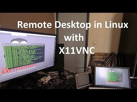 Remote Desktop in Linux with X11VNC