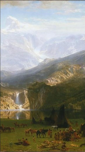 Albert Bierstadt：The Rocky Mountains, Lander’s Peak