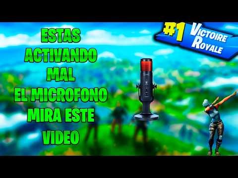 TUTORIAL como ACTIVAR el MICROFONO en FORTNITE en 2026
