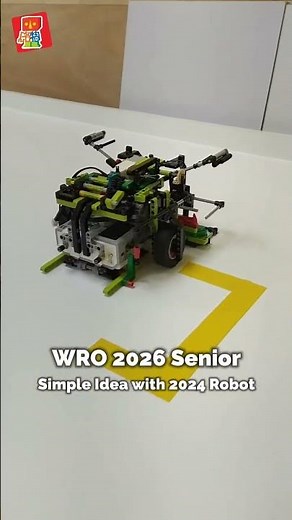 WRO 2026 Senior | Simple Idea with 2024 Robot | SLR Robotics #wro #wro2026 #robotics
