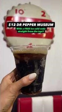 I bet you didn’t know Dr Pepper started in Texas! 🥤