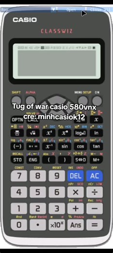 Tug of War on Casio FX580VNX: Fun and Coding