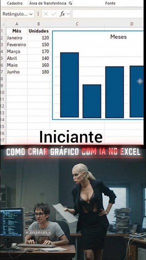 How to create a chart with artificial intelligence in Excel #artificialintelligence #excel