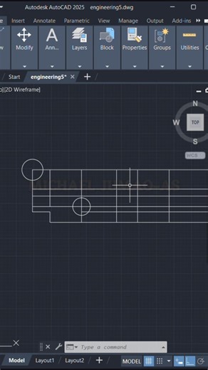 Basic AutoCAD tutorial #5. #autocadtutorial #basicautocad | Michael Jumao-as