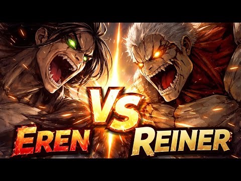 Eren vs Reiner — Brutal Titan Fight