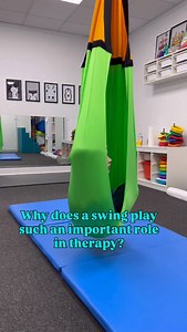 Why does a swing play such an important role in therapy? A swing is a powerful therapeutic tool, especially in sensory integration and paediatric physiotherapy, because it: 1. Stimulates the vestibular system Swinging activates the system responsible for balance, coordination, and body awareness. Movements like forward–backward, side-to-side, or rotations help the brain organise sensory input. 2. Helps regulate emotions and calm the nervous system Rhythmic, repetitive swinging has a soothing eff
