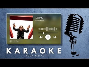 MilikMu - Boomerang | Slow Rock Ballad Karaoke Version (High Quality Audio)