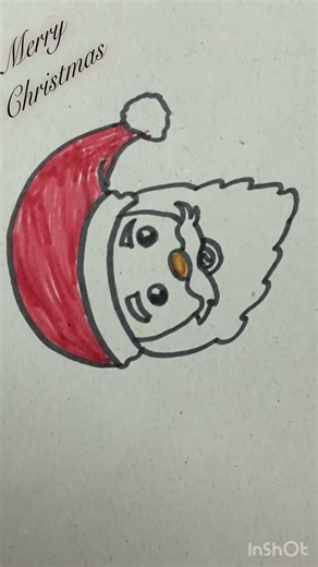 How to draw santa claus for beginners\\Merry christmas drawing step by step
