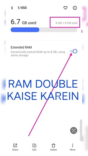 Increase Mobile RAM in 1 Minute!#shorts #tech #jibrantechnology