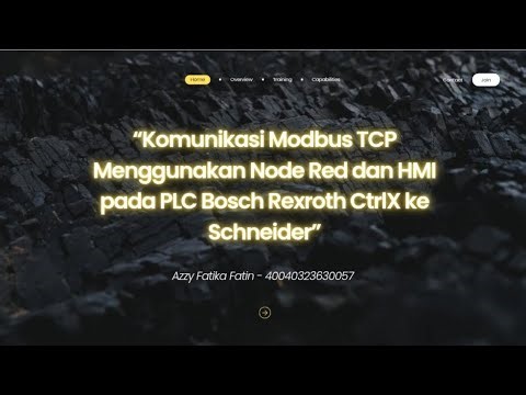 Tutorial Modbus TCP/IP: Bosch Rexroth ctrlX ke Schneider PLC via Node-RED & HMI