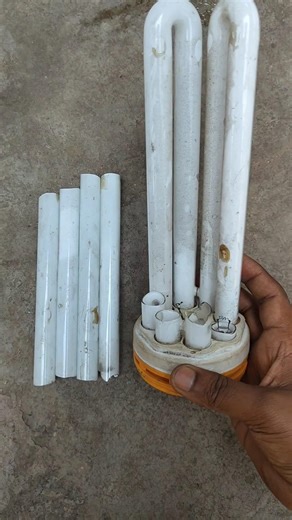 How to Cut CFL Glass with a DIY Hot Wire Cutter! 😱 #Shorts #DIY #GlassCutting