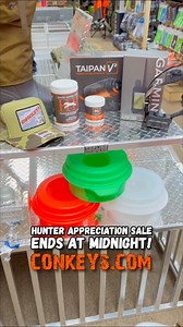 Hunter Appreciation Sale ENDS at Midnight‼️ Some of our HOTTEST 🔥Items are On Sale so don’t miss out 👀 Conkeys.com #houndsman #runningdogs #huntingdog #houndhunting #huntingsupplies #doghunting #conkeysoutdoors | Conkey's Outdoors