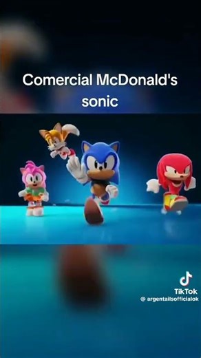 (créditos al creador) yo no recuerdo así el comercial de McDonald's de Sonic 🥲 #sonicthehedgehog