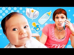 Baby Morning Routine: Changing Diaper and Stroller for a Baby - Travel Family Vlog