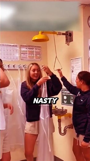 Chemical Shower Surprise 😭 #shorts