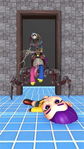 Poppy Playtime: Help Rumi Baby find her parents! #funny #short #spiderman