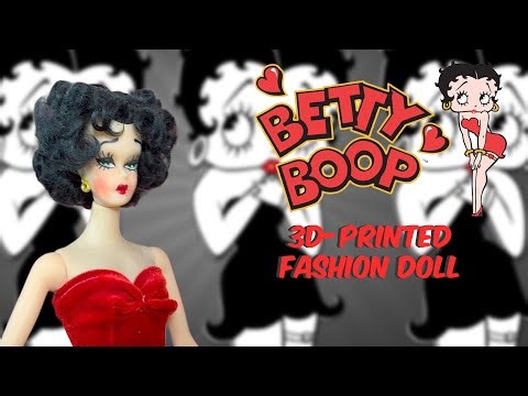 BETTY BOOP | CLASSIC CARTOON: 3D PRINTED DOLL