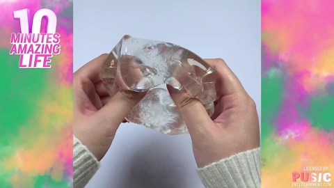 Satisfying ASMR Slime: Escape into a World of Calm!🏝️