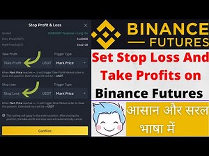 How To Set Stop Loss And Take Profits on Binance Futures ? Explained in Hindi