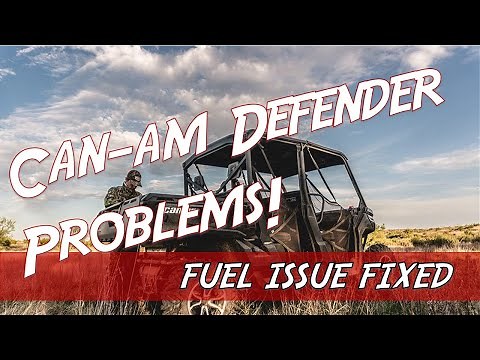 Can-Am Defender Fuel Problems - SOLVED