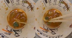 吃完新品烏龍麵「驚覺碗底有青蛙」…他傻眼：在游泳　日本丸龜製麵道歉了 | 國際 | CTWANT