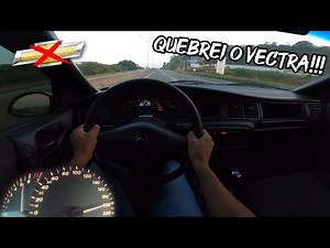 VECTRA B 2.2 8V ACELERANDO TUDO | 200 KM/H TOP SPEED | ANDA BEM? TESTANDO NA ESTRADA
