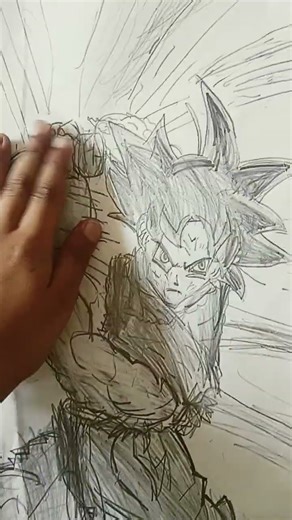 ultra instinct goku and Goku infinity drawing