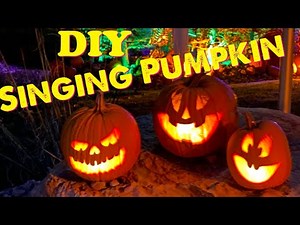 3 EASY STEPS - DIY Halloween 3D Singing Pumpkin Setup - AtmosFX Digital Decorating and Projector
