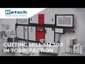Cutting mill SM 300 used in torrefaction to create bio-coal fuel #RETSCH #cuttingmill #CARBOLITEGERO