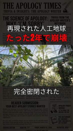 【警告】人類が“地球のコピー”を作った結果、酸素が消えました#バイオスフィア2#Biosphere2#科学#宇宙#火星移住#地球#環境問題#科学ミステリー#雑学#実話#閉鎖空間
