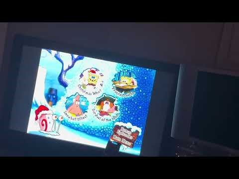 SpongeBob SquarePants - Christmas DVD Menu Walkthrough (2003)