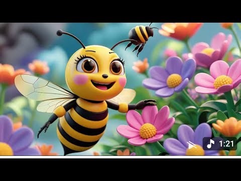 "Buzzing Fun: Catchy Honey Bee Song for Kids | Nursery Rhymes Sing-Along!"