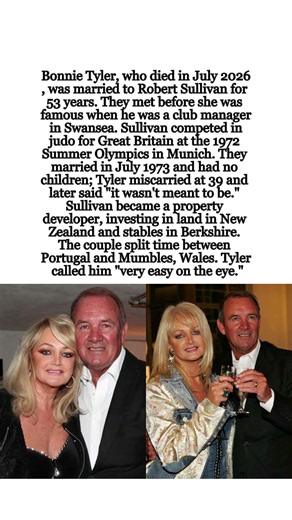 Bonnie Tyler's Husband Robert Sullivan: Married 53 Years, Olympian and Property Developer #shorts