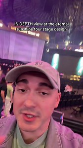 IN DEPTH view of the eternal sunshine tour stage for the opening night, it is MASSIVE! #theeternalsunshinetour #arianagrande