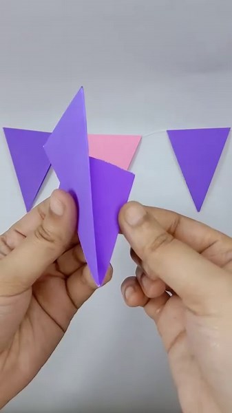 Beautiful Triangle Bunting Garland | Easy Craft Tutorial