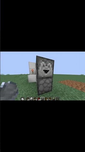 How to Build a Secret Password Door in Minecraft for Protection #minecraft