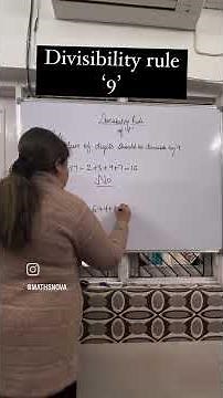 Divisibility Rule of 9 Explained | Divisibility Rules Series – Part 8