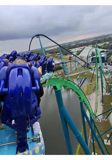 Kraken Roller Coaster at SeaWorld Orlando