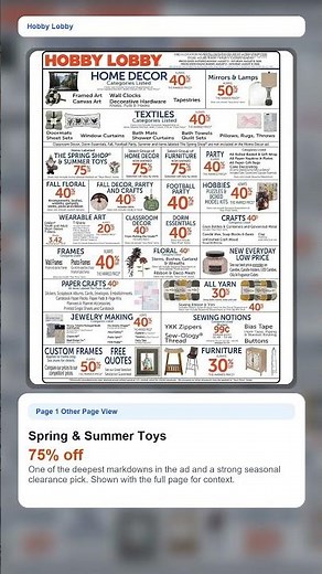 Hobby Lobby Weekly Ad (8/2/26 - 8/8/26) Top 5 Deals #shorts