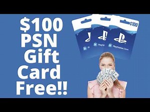 How to Get Free PSN Gift Cards Codes || Get Free 100$ Playstation Store