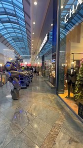 1.5M views · 10K reactions | Before you ask, it’s not a man in a suit. It’s a Mannequin in a suit. #robot #entertainment #technology #shopping #sketch #artificialintelligence | Titan the Robot | Facebook