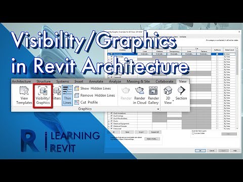 Understanding the Visibility/Graphics in Revit Architecture | Free Tutorial for Revit Beginners