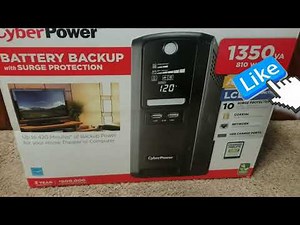 CyberPower 1350VA Battery Backup with Surge Protection (CST135XLU)